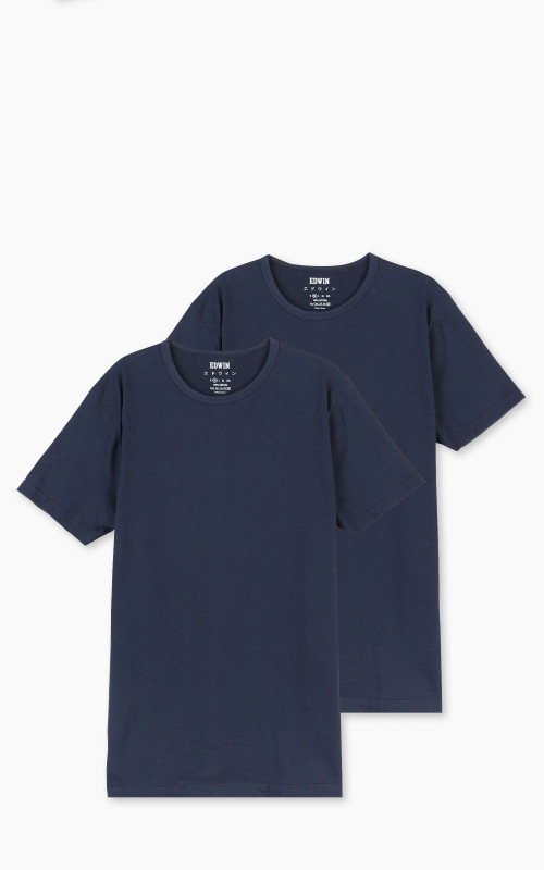 Edwin 2-Pack Tee Navy Blue