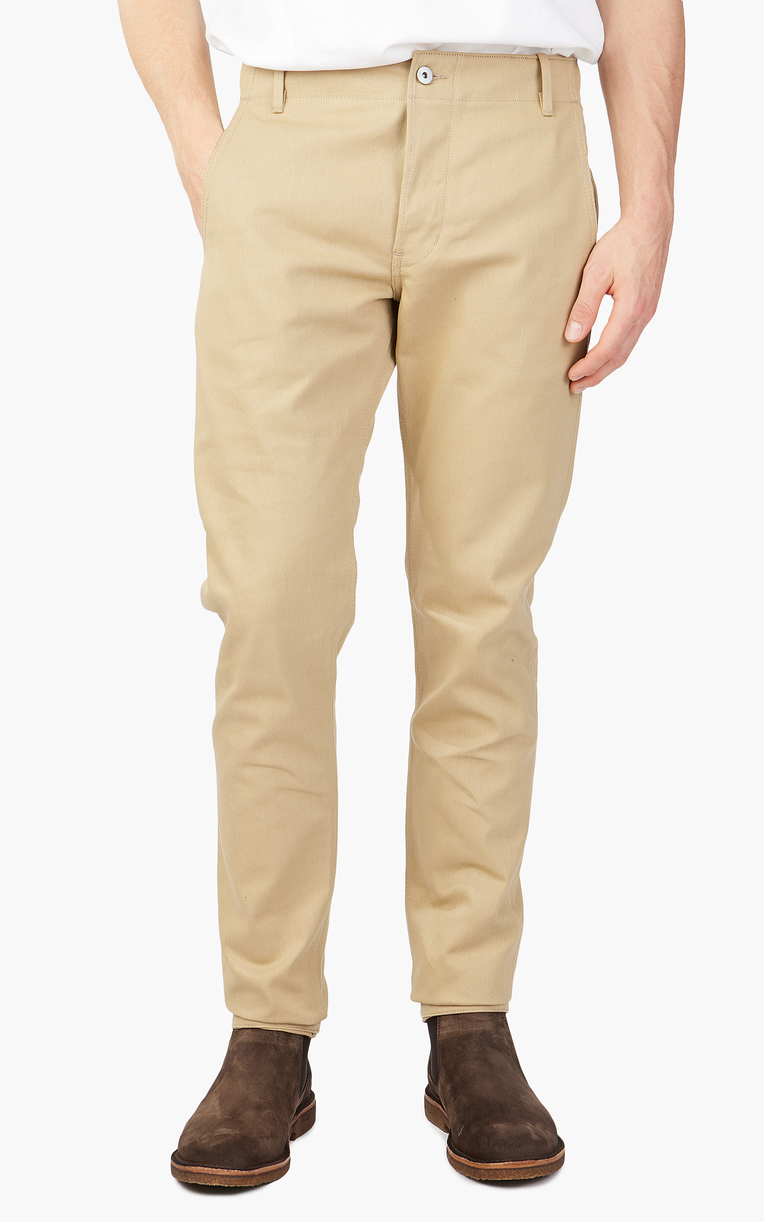 Rogue Territory Infantry Pants Khaki Selvedge | Cultizm