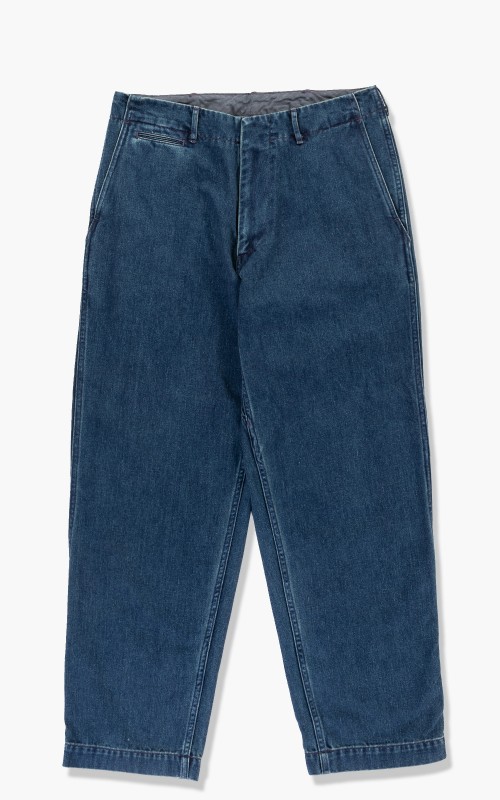 Nanamica Denim Wide Pants Indigo Bleach