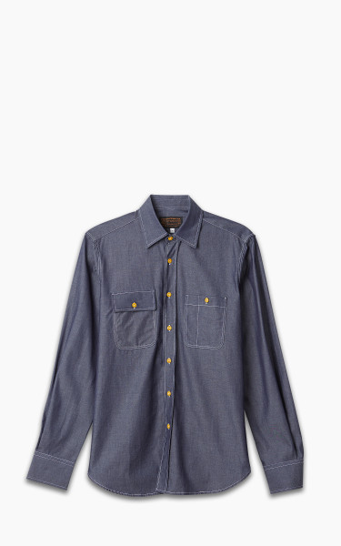 The Quartermaster Work Shirt Denim Raw Indigo