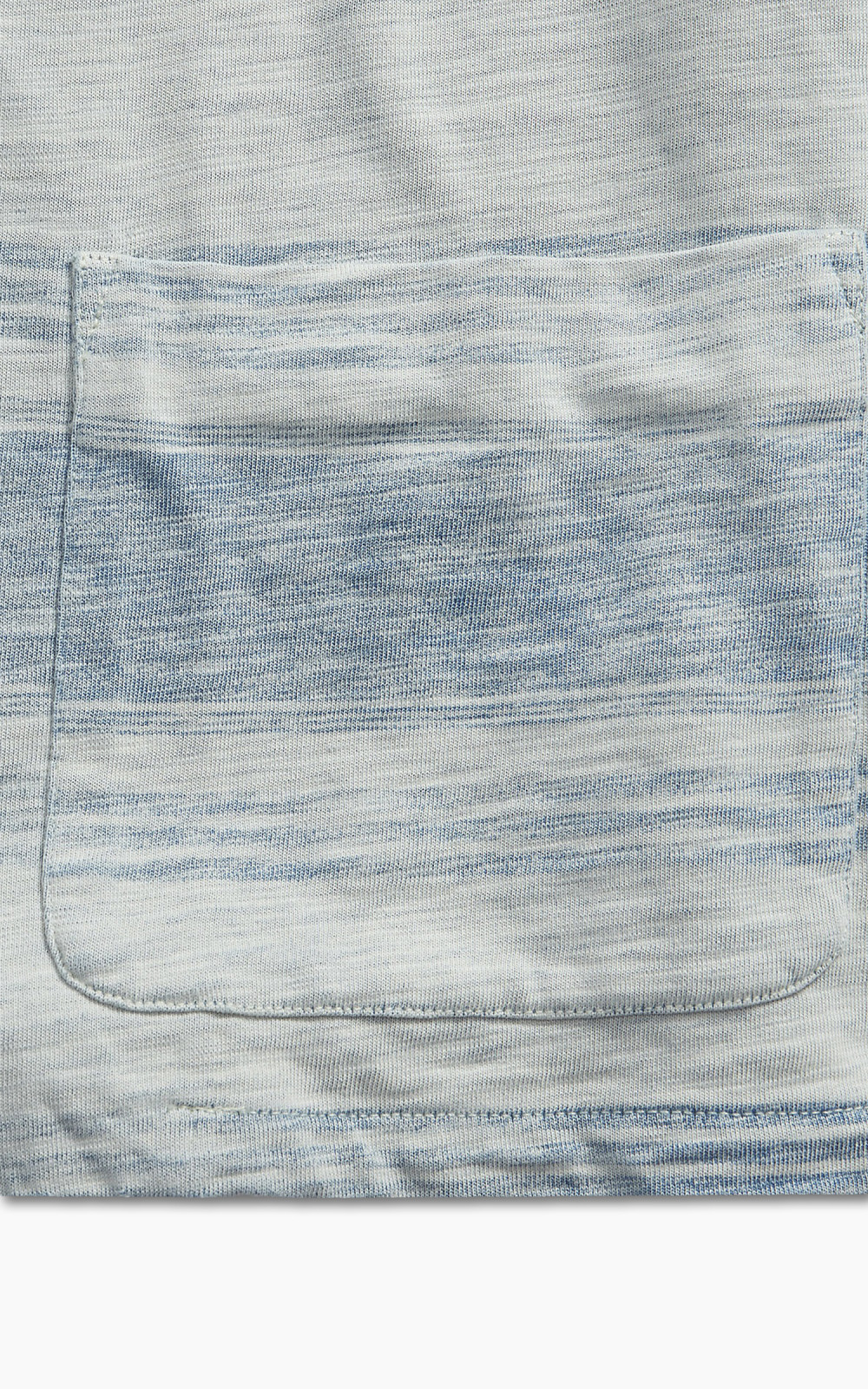 RRL Camp Shirt Striped Jersey Indigo | Cultizm