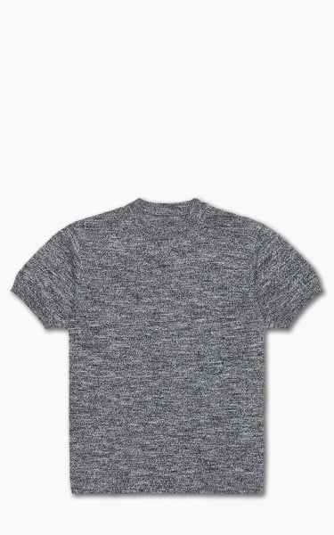3sixteen Knit T-Shirt Black Marled Yarn