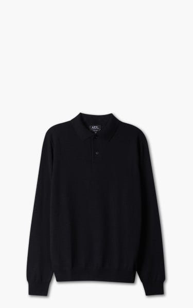 A.P.C. Jerry Polo Shirt Black