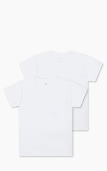 3sixteen Heavyweight Pocket T-Shirt 2 Pack White