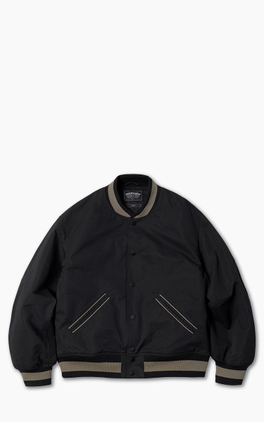 FrizmWORKS Cavalry Twill Varsity Jacket Black