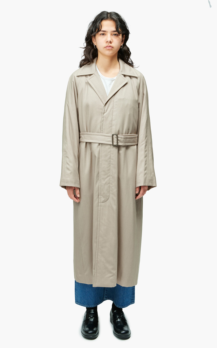 AURALEE｜COATS (SUPER FINE TROPICAL WOOL CHESTERFIELD PA Auralee W Super Fine Tropical Wool Chesterfield Padded Coat