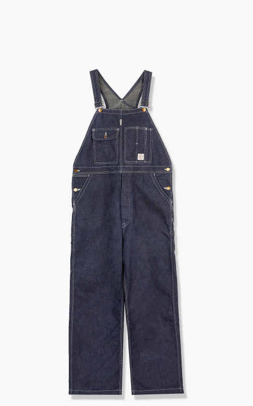 Fullcount 1005 Denim Bib Overalls 1005-Indigo-Blue