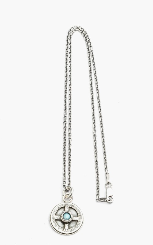 North Works N-409 Necklace 925 Silver Dime Coin