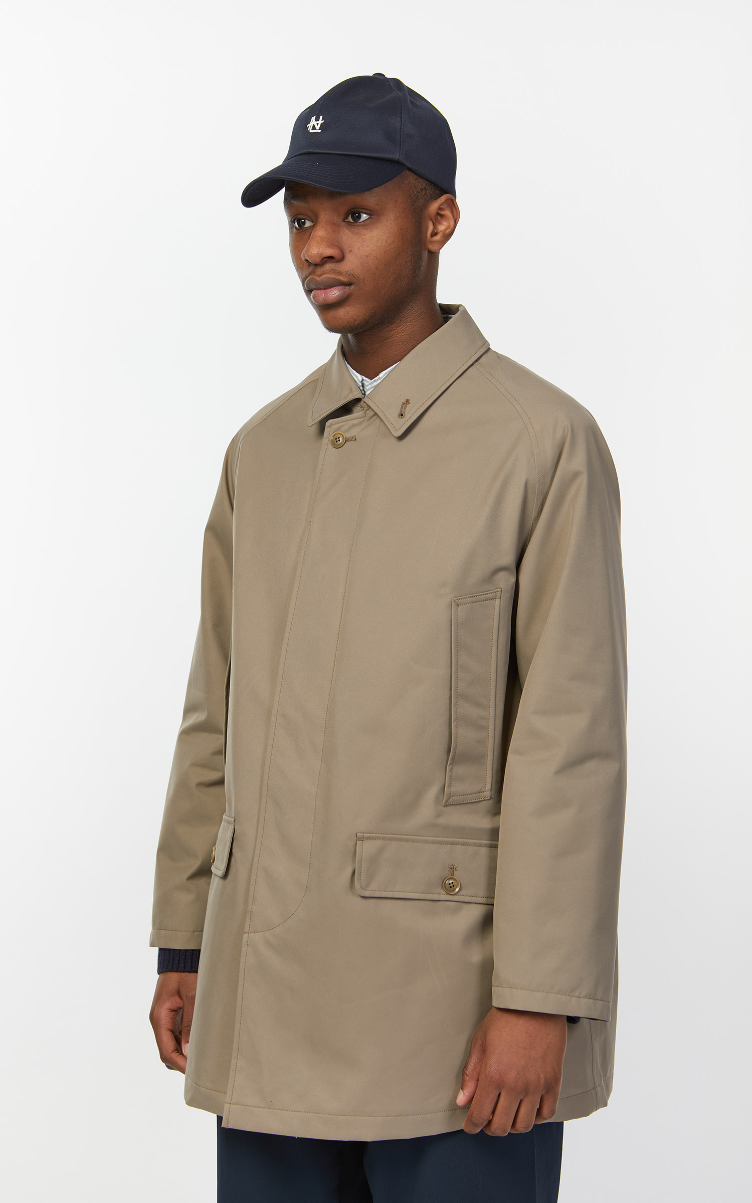 Nanamica Soutien Collar 2L GORE-TEX Coat Beige | Cultizm