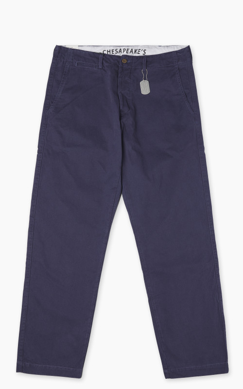 Chesapeake's Officer Chino Pant Gabardine Indigo