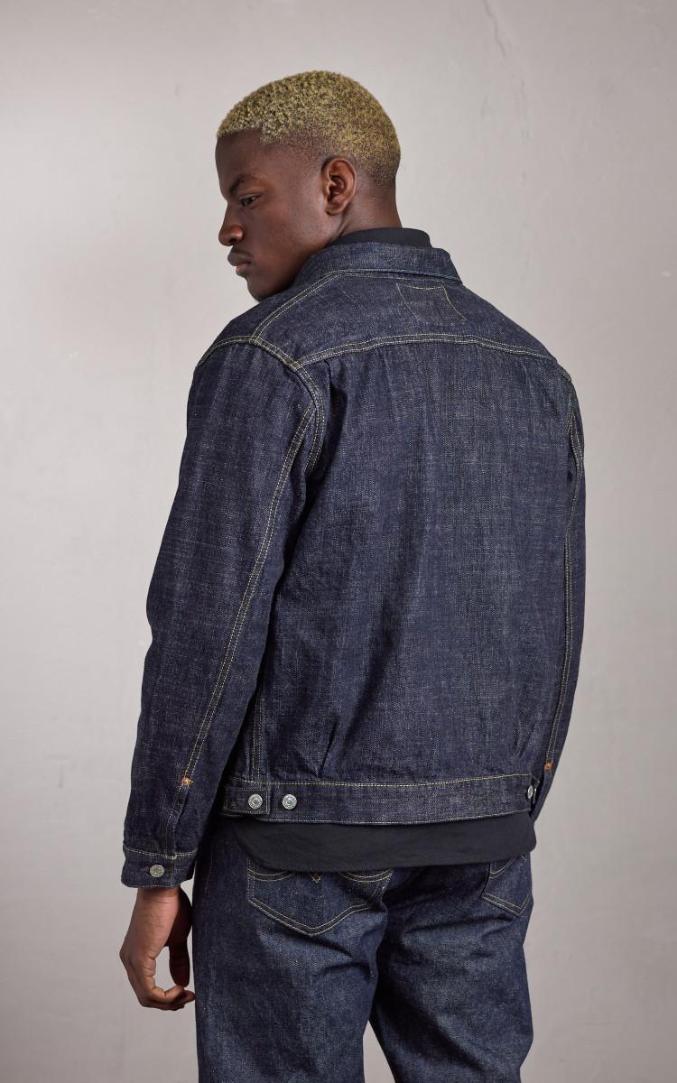 FOB Factory F2378 Type 2 Selvedge Denim Jacket Rinsed Indigo | Cultizm