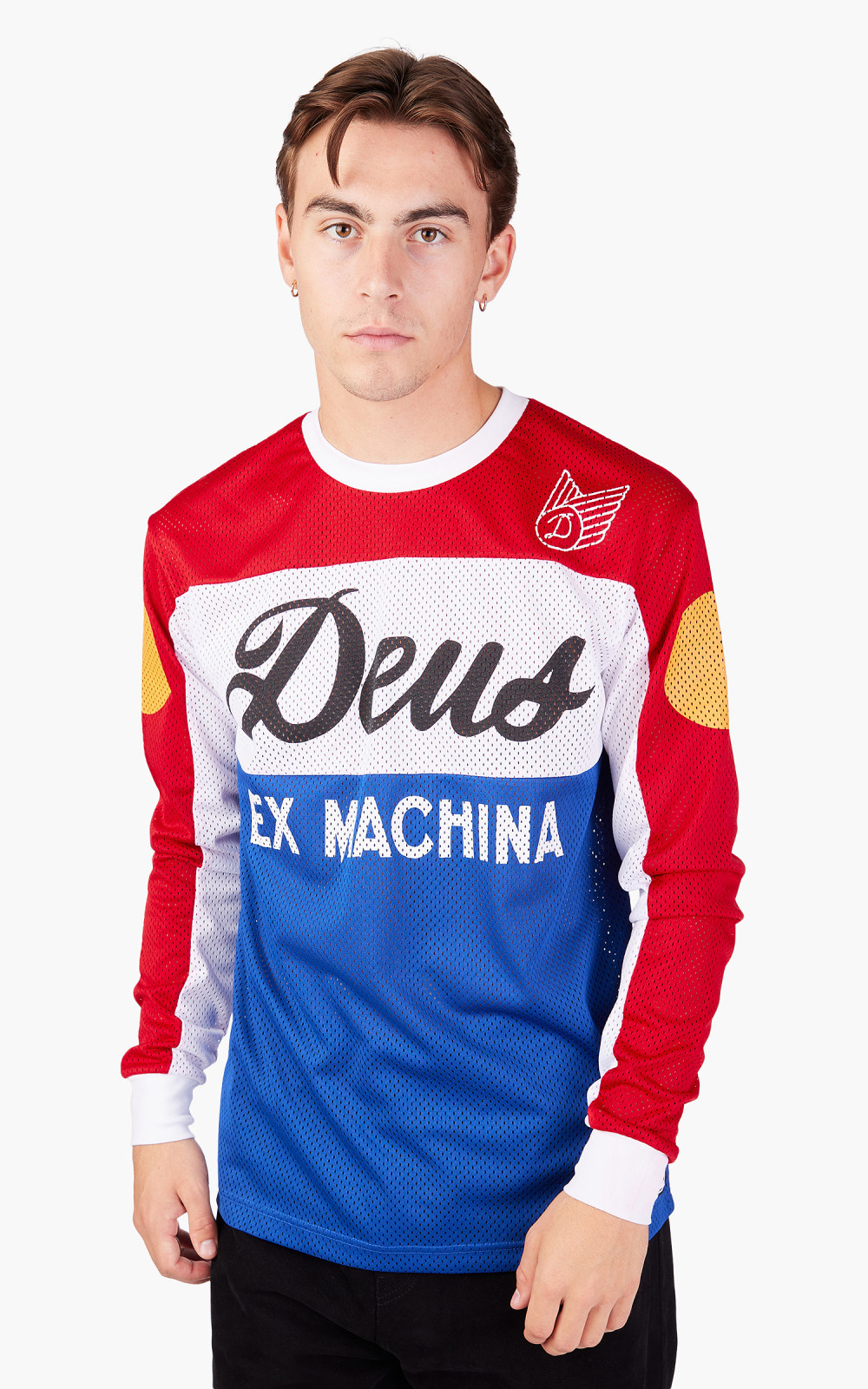 Deus Ex Machina Saber Moto Jersey Tri Colour | Cultizm