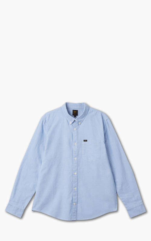 Lee Button Down Shirt Prep Blue