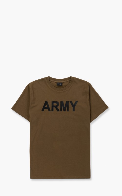 Military Surplus Printed Army T-Shirt Olive