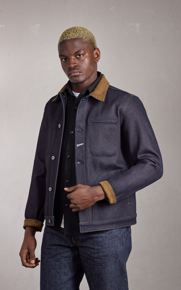 Rogue Territory Supply Jacket Corduroy Collar Selvedge