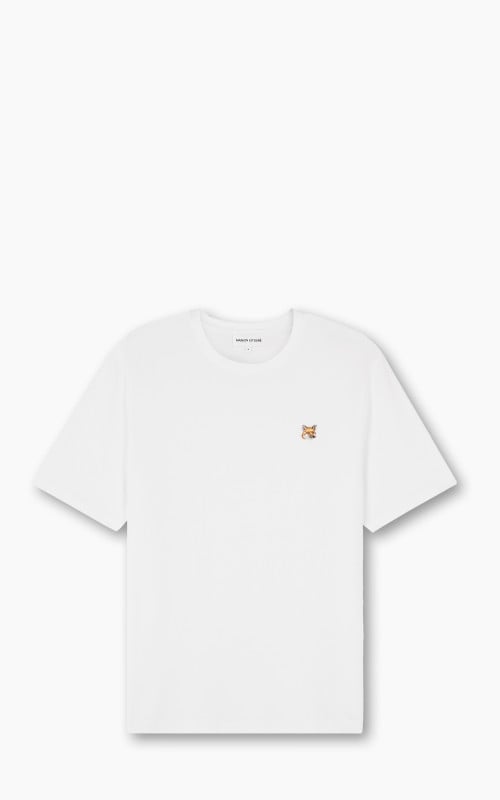Maison Kitsuné Fox Head Patch Regular T-Shirt White
