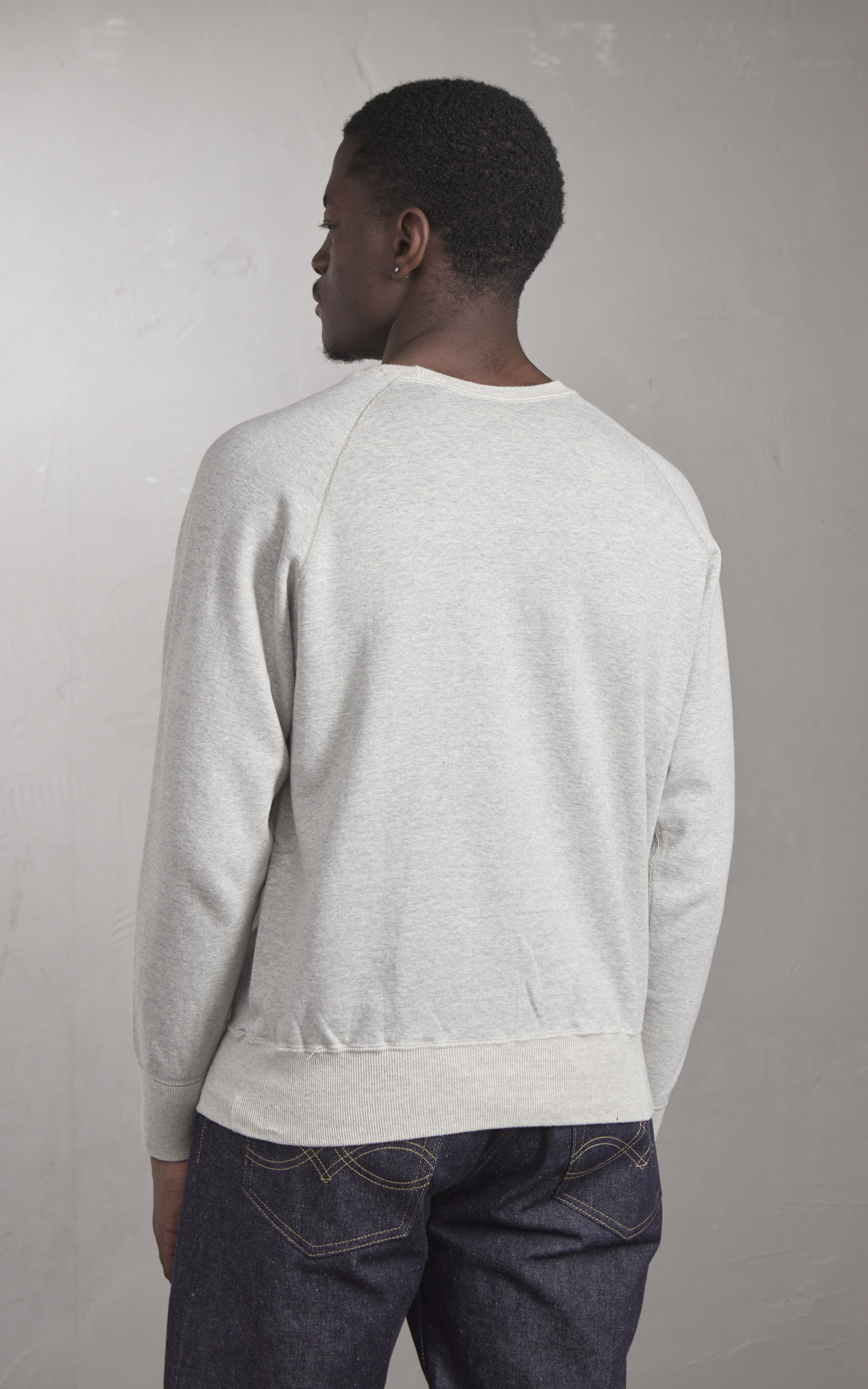 Warehouse & Co 403 Plain Sweatshirt - Heather Grey | SON OF