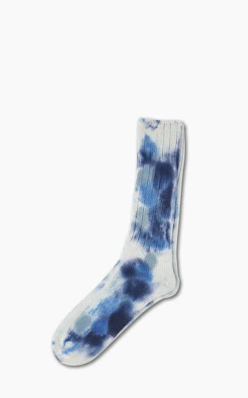 Anonymous Ism Socks Scatter Dye Crew Blue