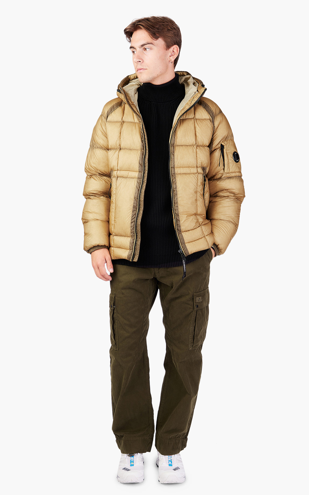 ジャケット・アウター 00s archive DIESEL gimmick shell parka Diesel Jacket Women's M Parka Military Khaki Grunge Punk