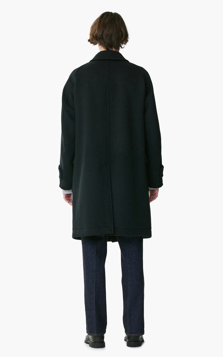 jangjawon 　KAPTAIN SUNSHINE Pea Coat Kaptain Sunshine Pea Coat Melton Wool Loden Green | Cultizm