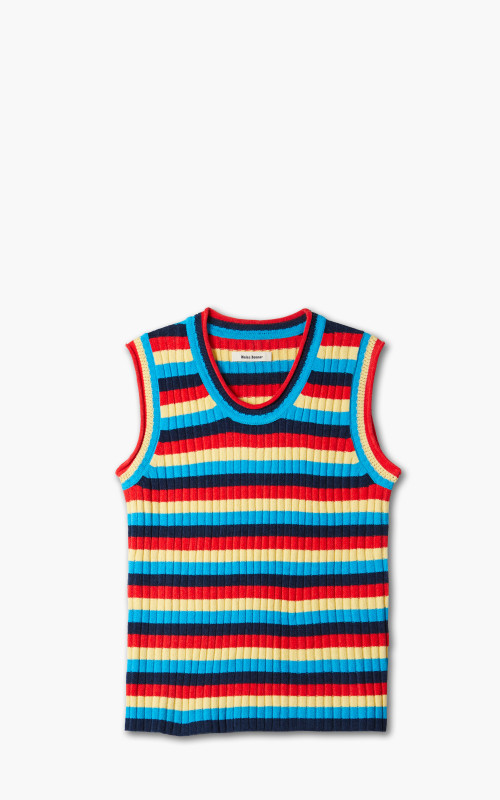 Wales Bonner Choir Vest Blue Multi Stripe