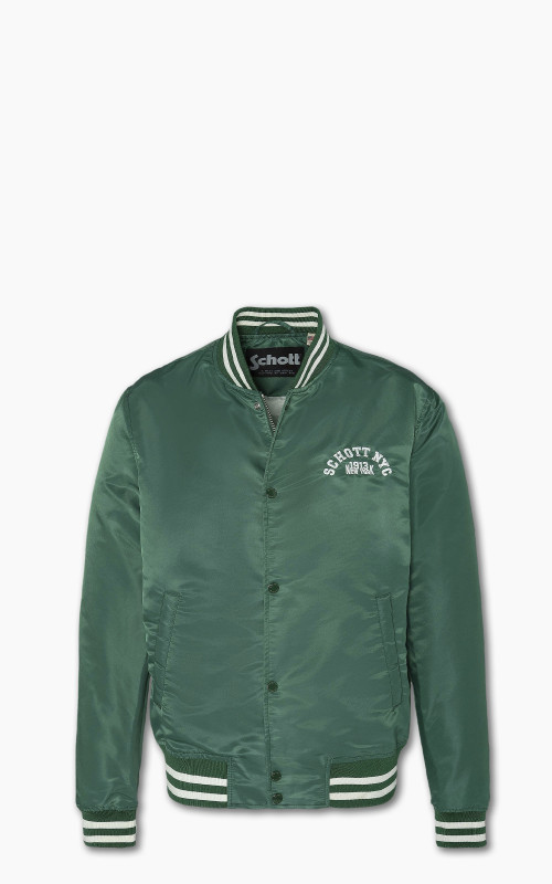 Schott NYC Princeton1 Varsity Jacket Green