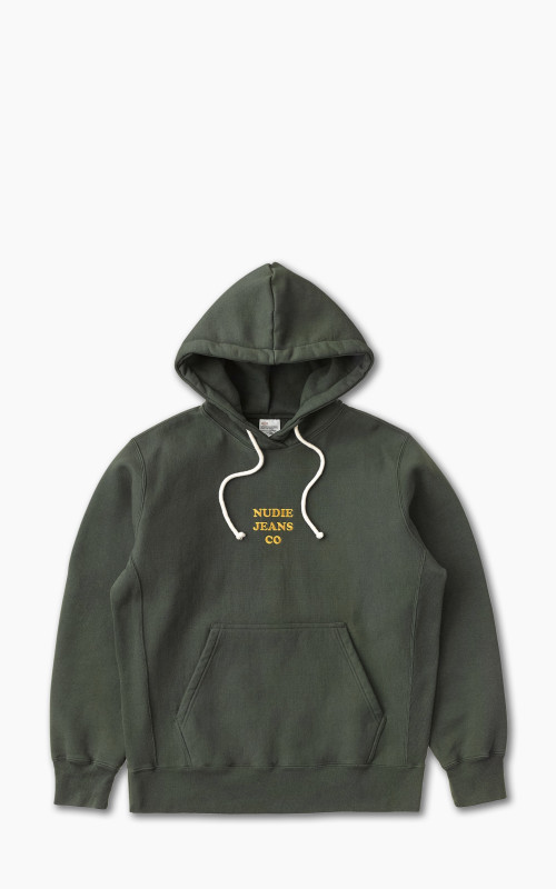 Nudie Jeans Fredrik Hoodie NJCO70 Racing Green