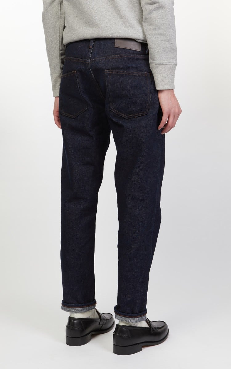 The Unbranded Brand UB621 Relaxed Fit Heavyweight Selvedge Indigo 21oz ...