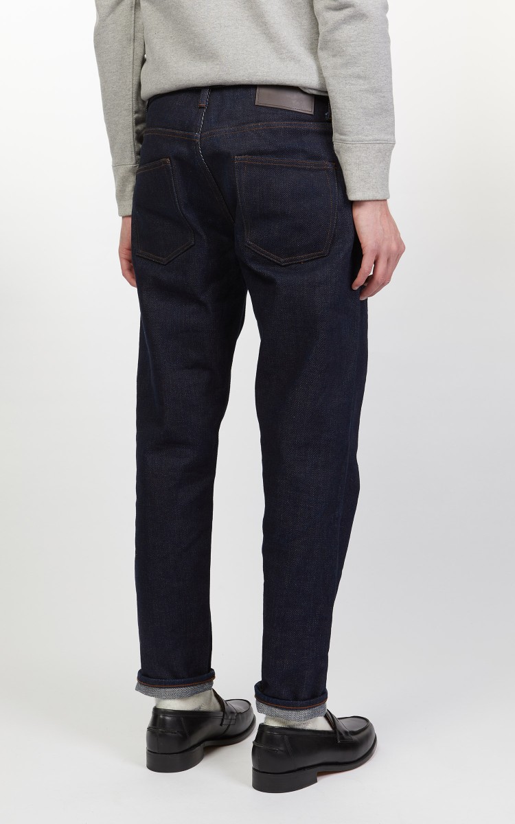 The Unbranded Brand UB621 Relaxed Fit Heavyweight Selvedge Indigo 21oz ...