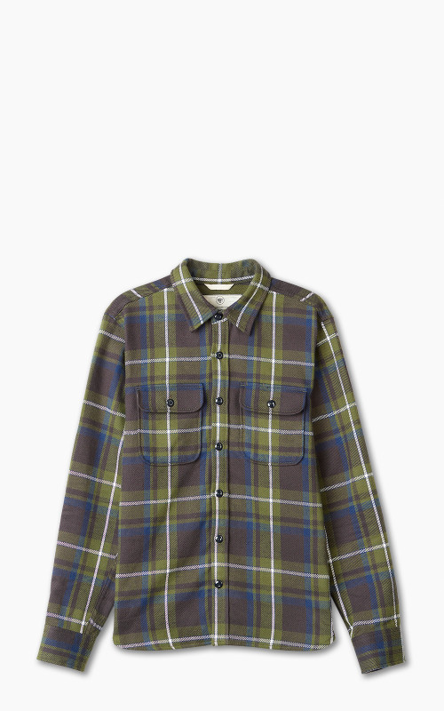 Rogue Territory Field Shirt HB Plaid Olive