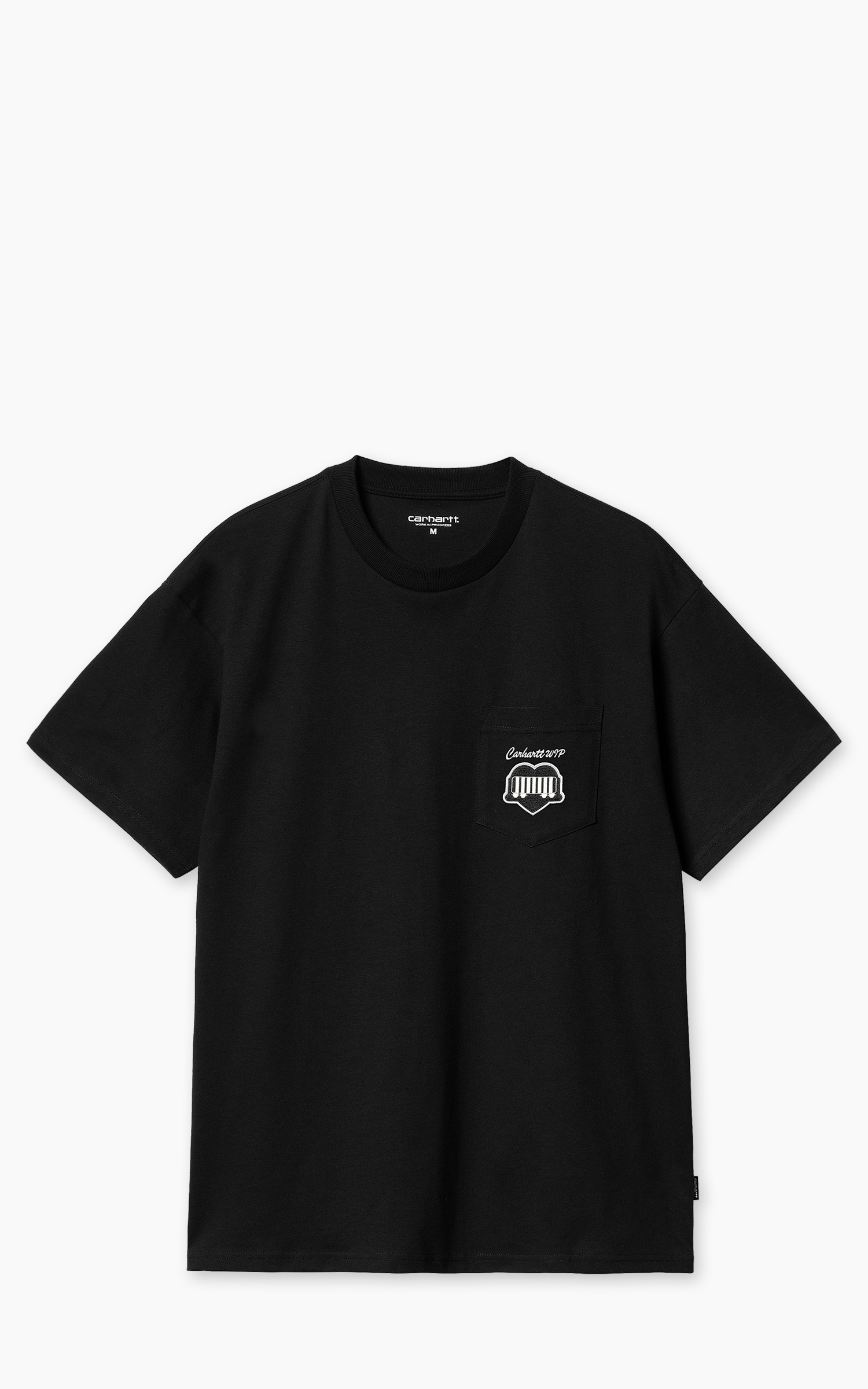 Carhartt WIP S/S Heart Train Pocket T-Shirt Black | Cultizm