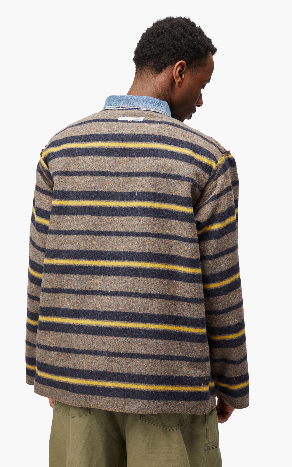 Needles Rebuild by Needles Jean Jacket Blanket Covered