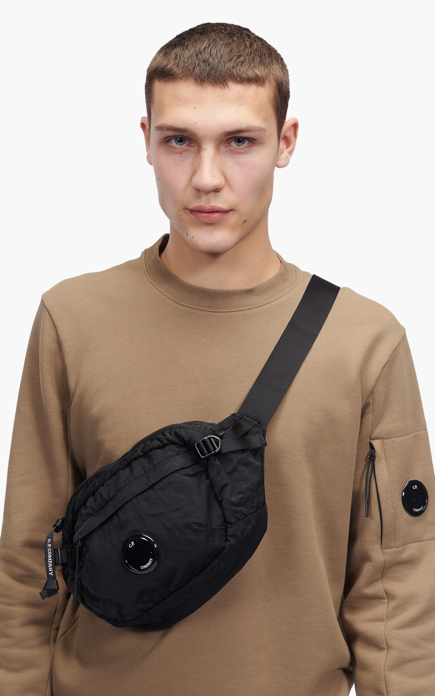 Cp company bum bag black new arrivals