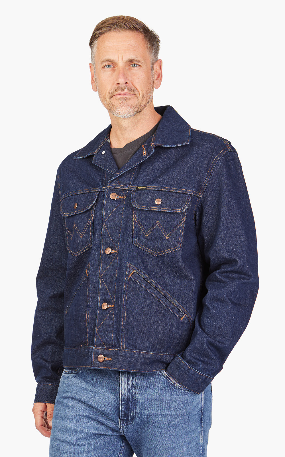 Wrangler Indigood Icons 124MJ Western Jacket Rinse | Cultizm