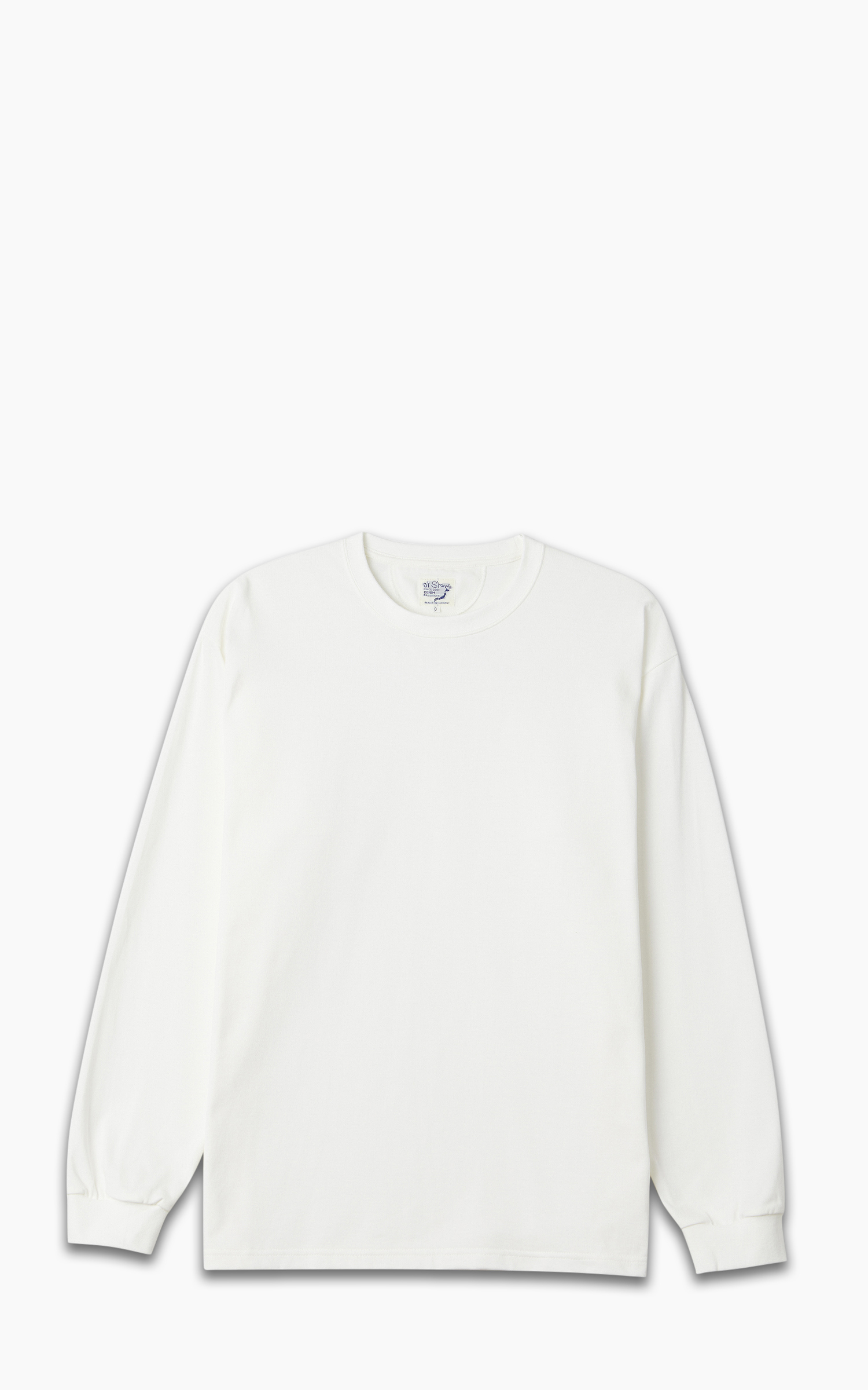 OrSlow Long Sleeve T-Shirt White | Cultizm