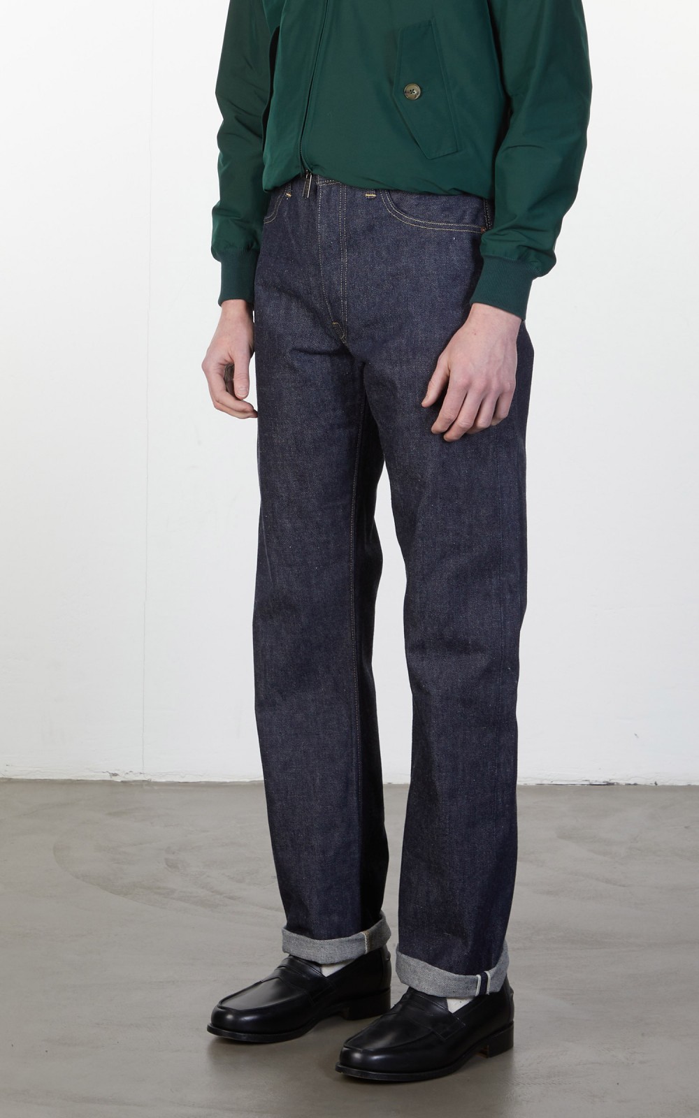 【関税＆送料込み】ChloAC Iced Blue Cotton Denim Jeans Warehouse & Co. Lot 1001XX Jeans Non Wash Model Indigo 13.5