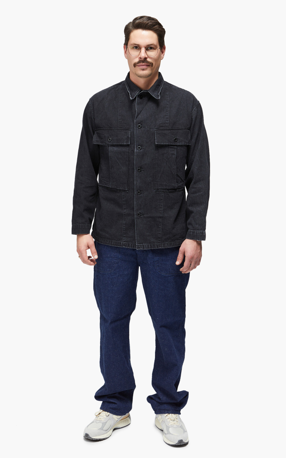 ジャケット・アウター orSlow US ARMY M43 BLACK DENIM JACKET orSlow オアスロウ M-43 ブラックデニム ジャケット US ARMY M43