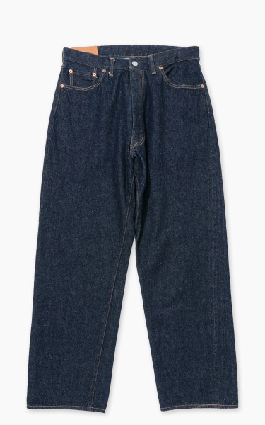 Kaptain Sunshine 5P Zipper Front Denim Pants One Wash Indigo