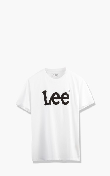 Lee 101 Wobbly Logo Tee White