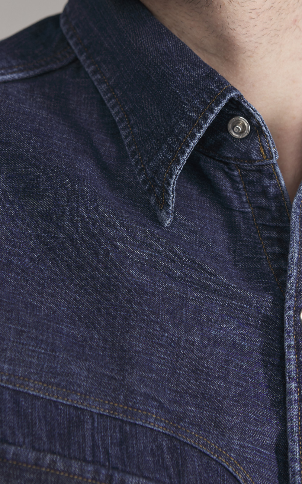 Stevenson Overall Co. Cody Denim Shirt Faded Indigo | Cultizm