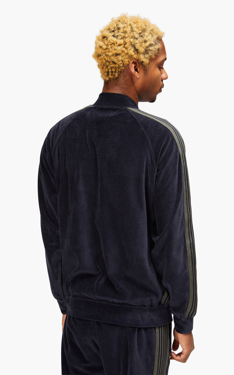 Needles R.C. Track Jacket C/Pe Velour Navy | Cultizm