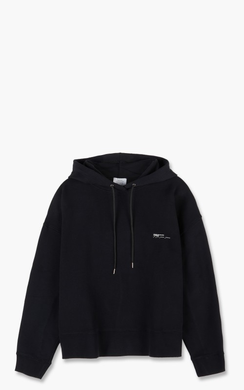 Studio Nicholson x Sunspel Maun Hooded Sweatshirt Black SNM-645-Black