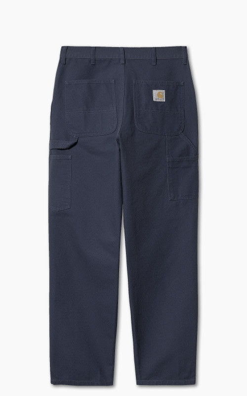 Carhartt WIP Single Knee Pant Dearborn Canvas Rinsed Blue