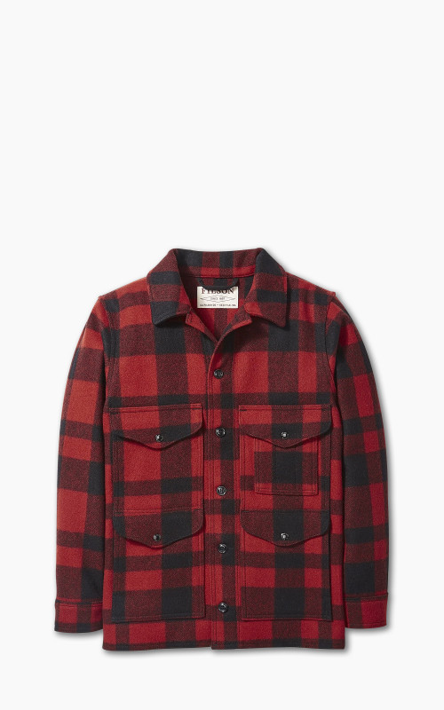 Filson Mackinaw Cruiser Jacket Red/Black Plaid