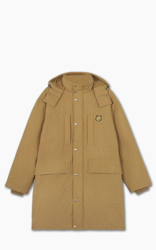 Maison Kitsuné Hooded Parka Taupe