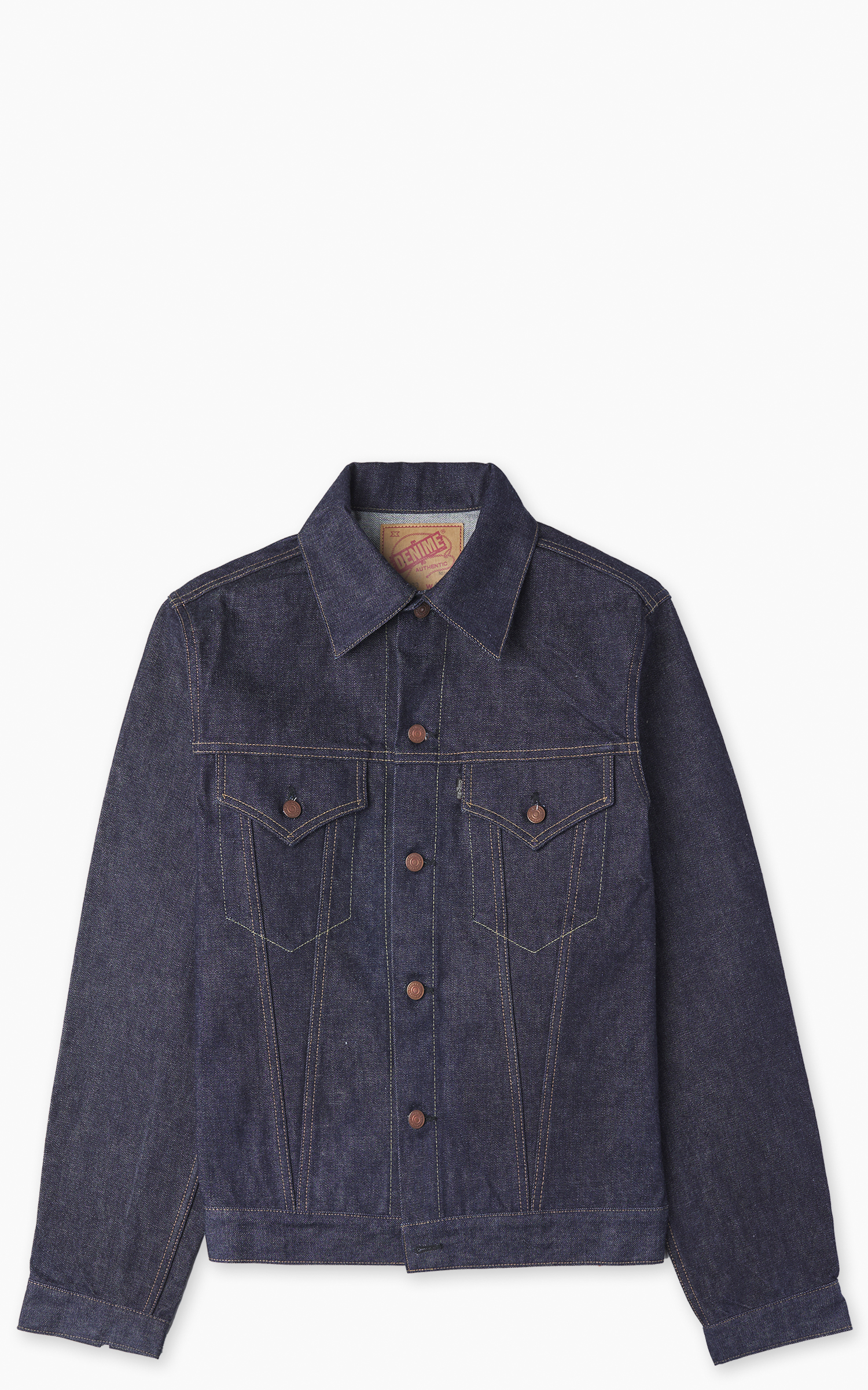Denime Lot 233 Type III Denim Jacket Selvedge Unwashed Indigo