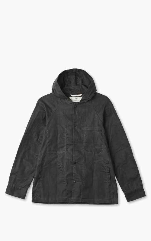 Rogue Territory Hooded Ridgeline Jacket Waxed Graphite