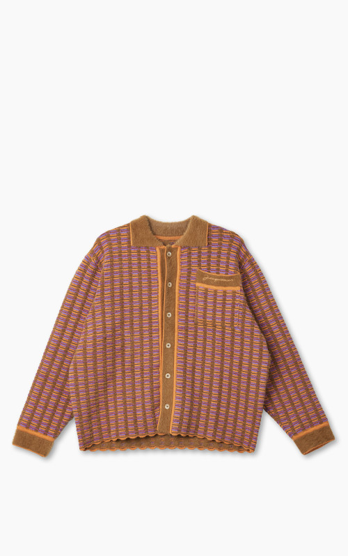 Jacquemus Le Cardigan Macio Multi Brown