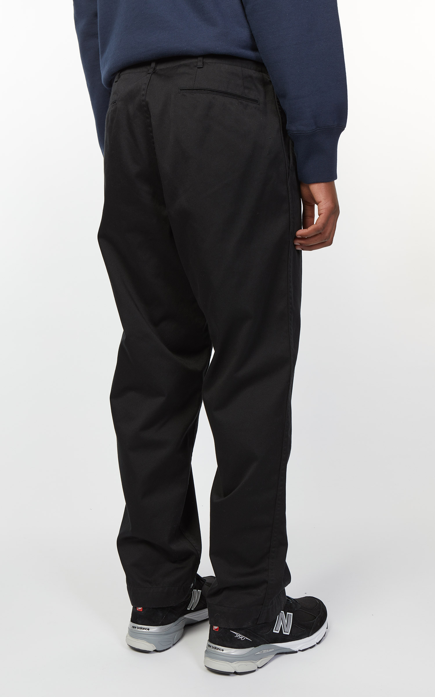 Nanamica Wide Chino Pants Black | Cultizm