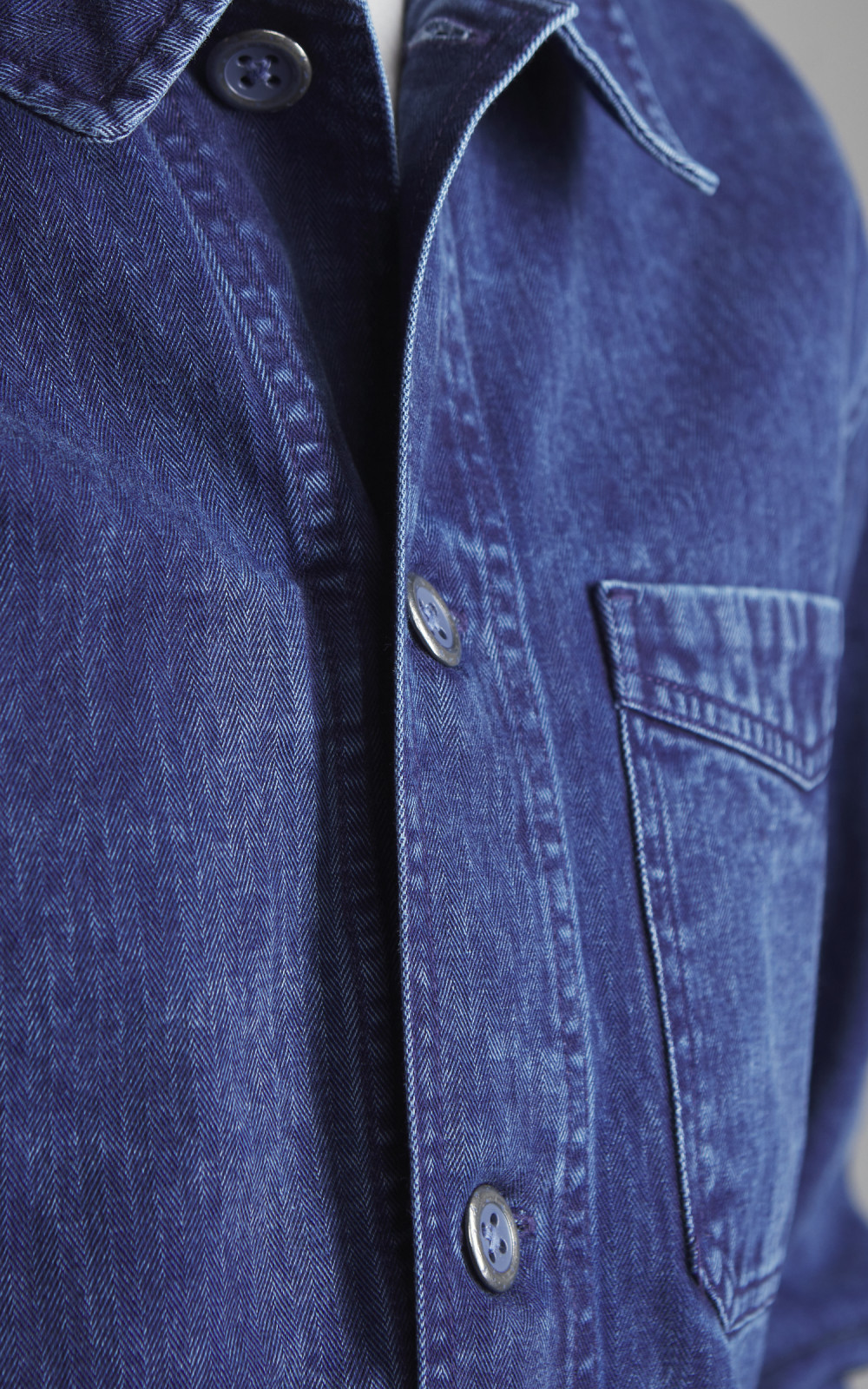 3sixteen French Work Jacket HBT Indigo | Cultizm